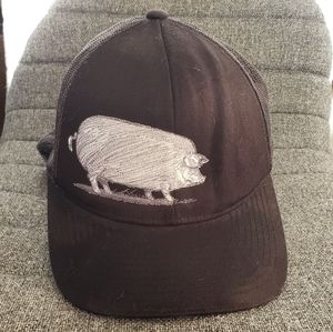 Pacific Headware Pig Adjustable Hat